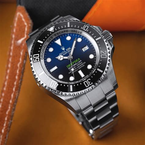 deep sea blue color rolex|rolex deep blue sea dweller.